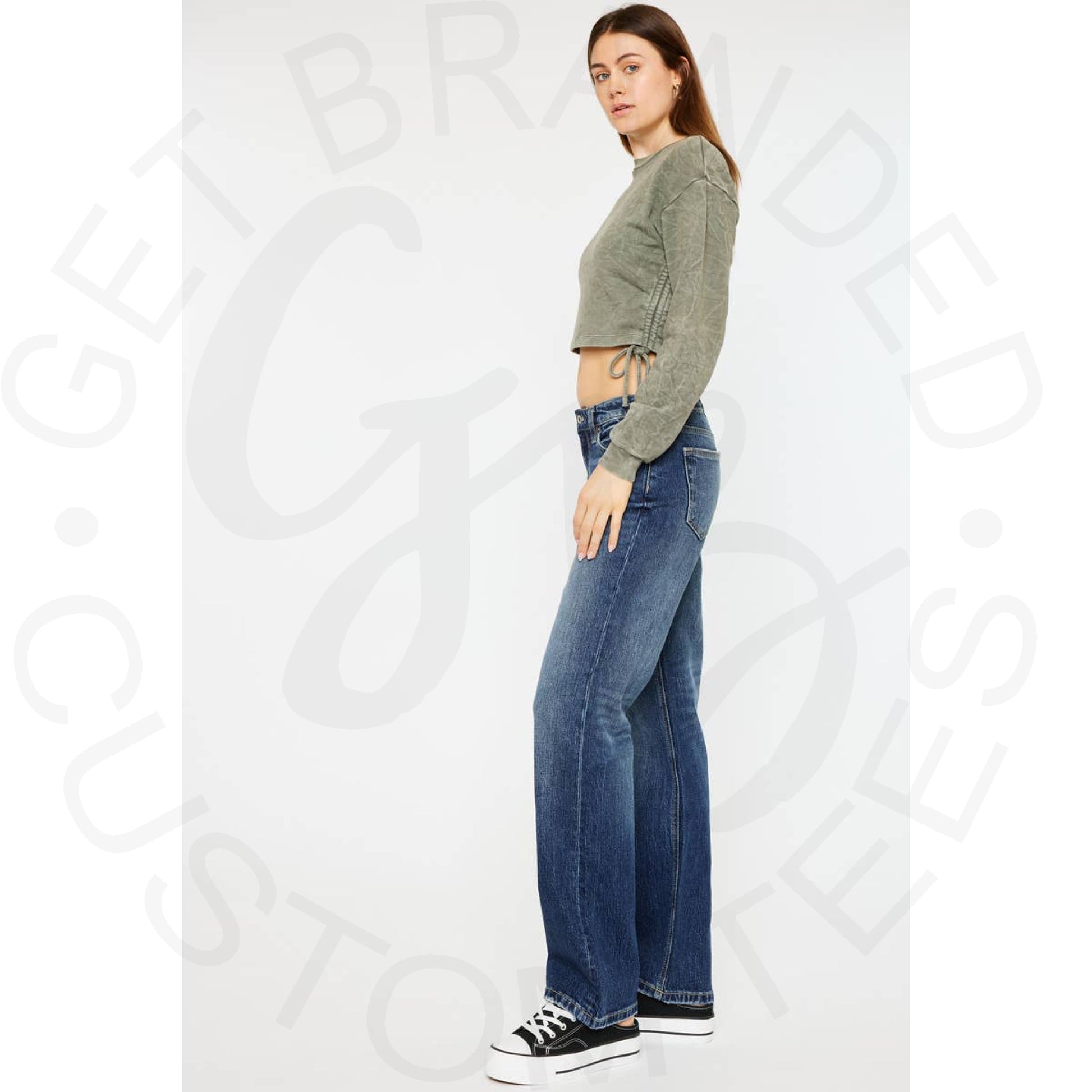 Kan Can 90’s Low Rise Boyfriend Denim - Apparel &