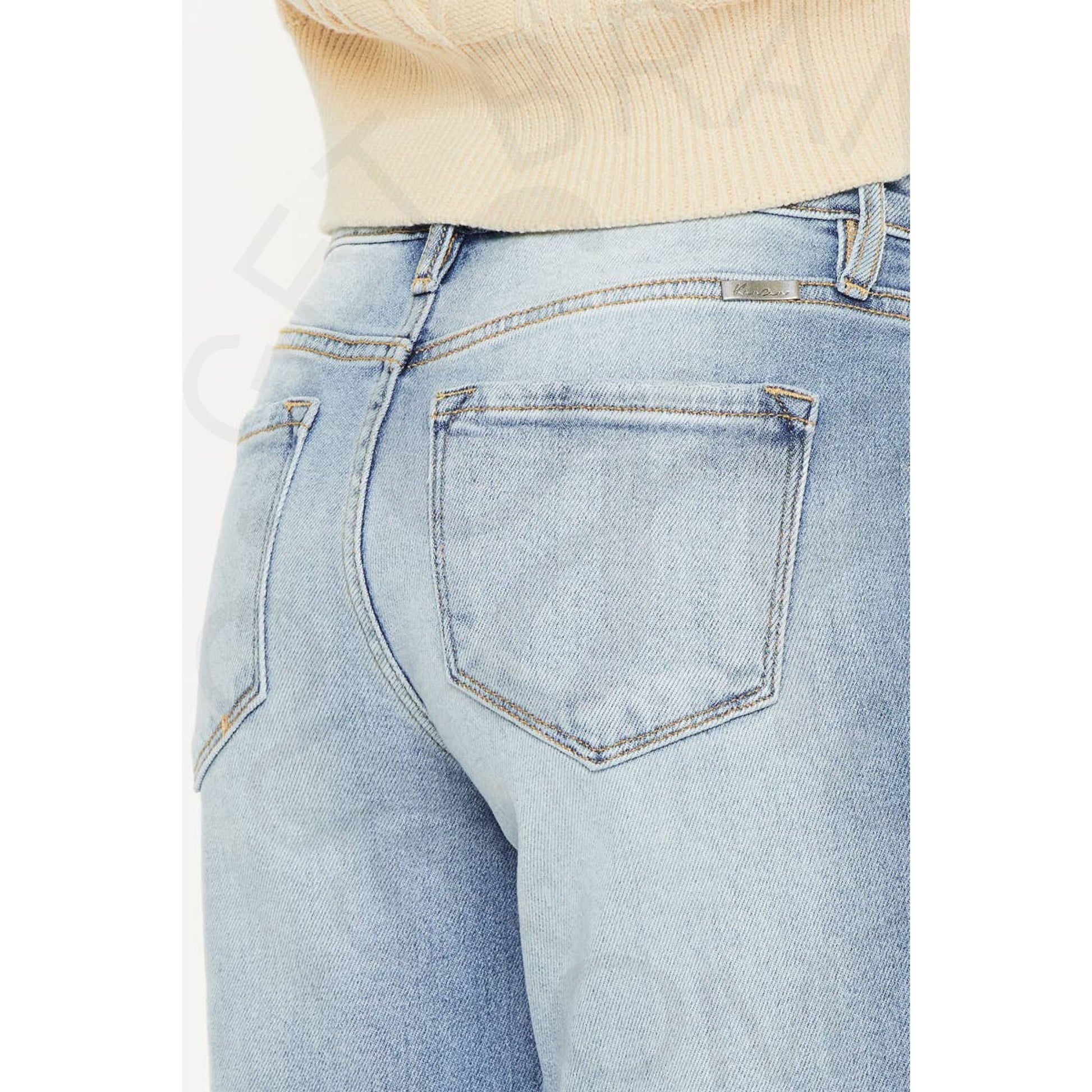 Kan Can High Rise Mom Jeans - Apparel & Accessories