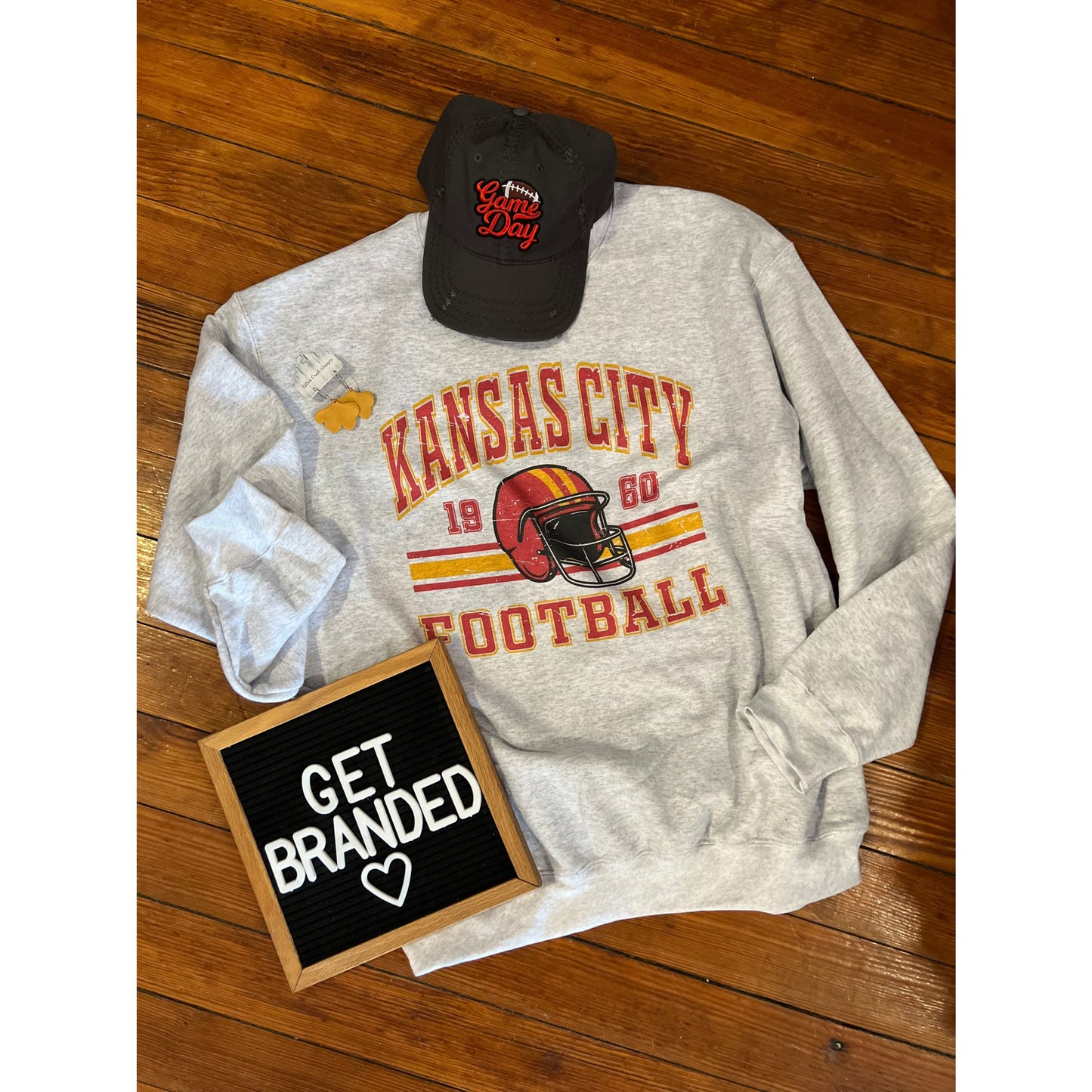 Kansas City Football Crew Sweatshirt or Tee
