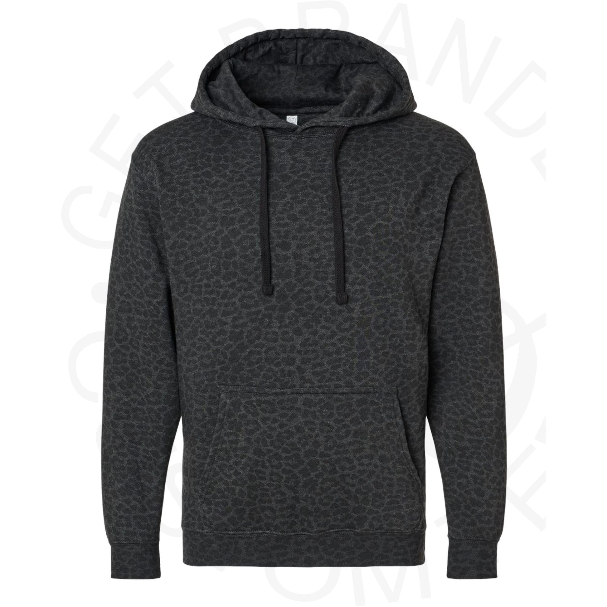 L.A.T Black Leopard Hoodie