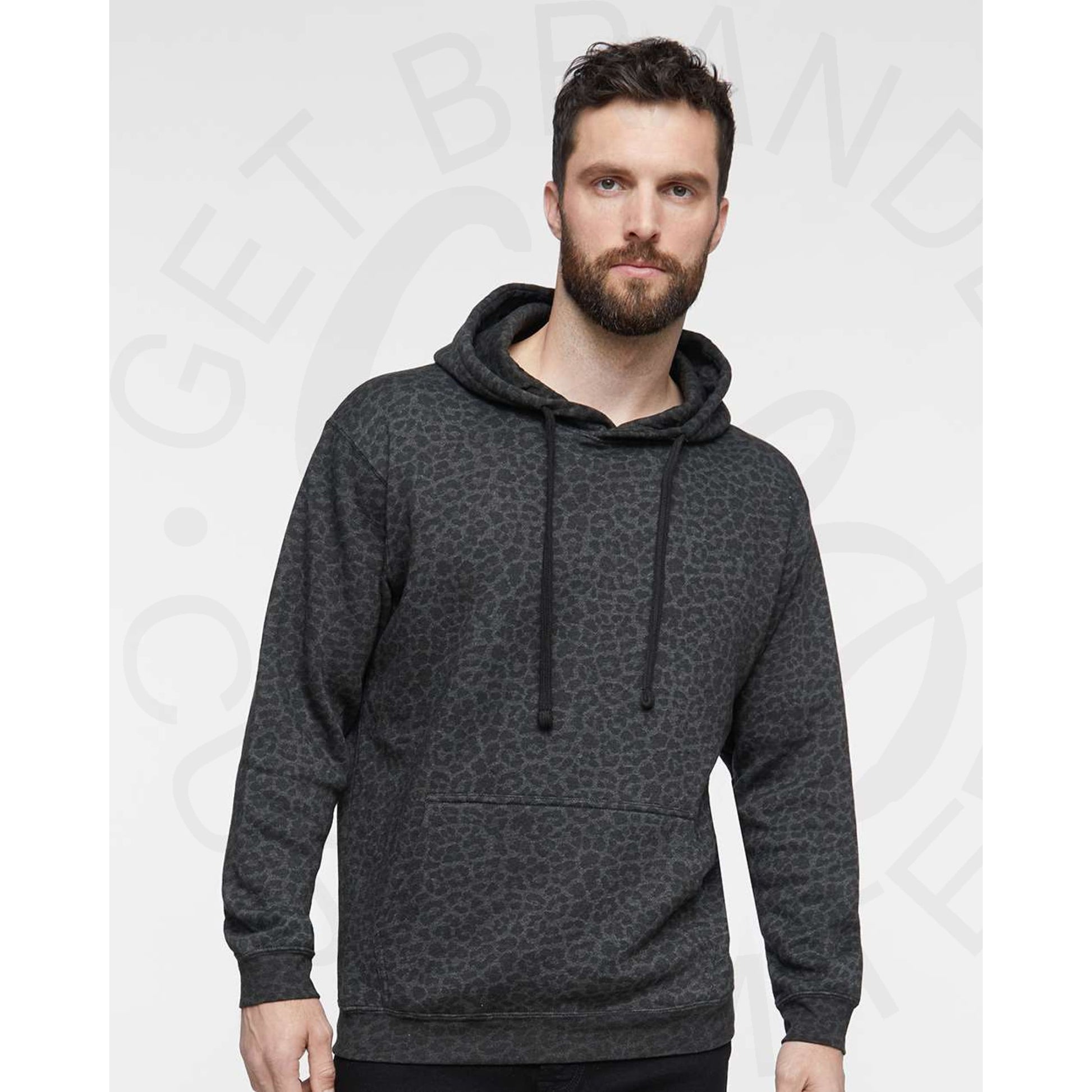 L.A.T Black Leopard Hoodie