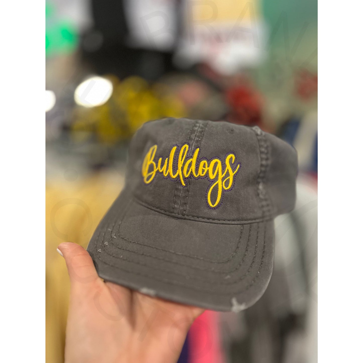 Ladies ’Bulldogs’ Cap - Distressed Grey