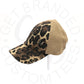 Leopard Distressed Stretch Mesh High Pony CC Beanie - 