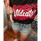 Leopard Glitter Wildcats Tee