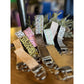 Leopard Print Wristlet Keychain
