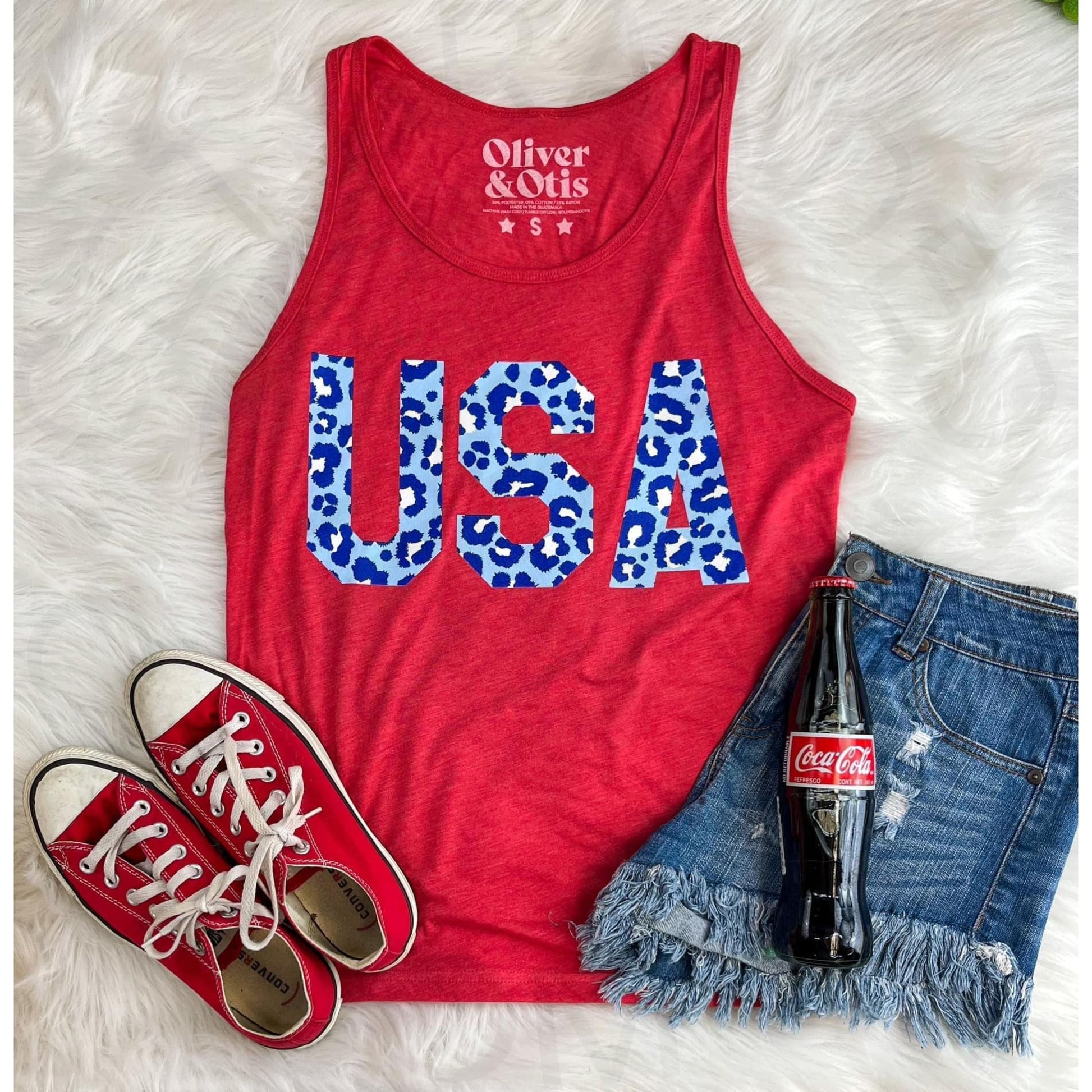 Leopard USA Tank Top