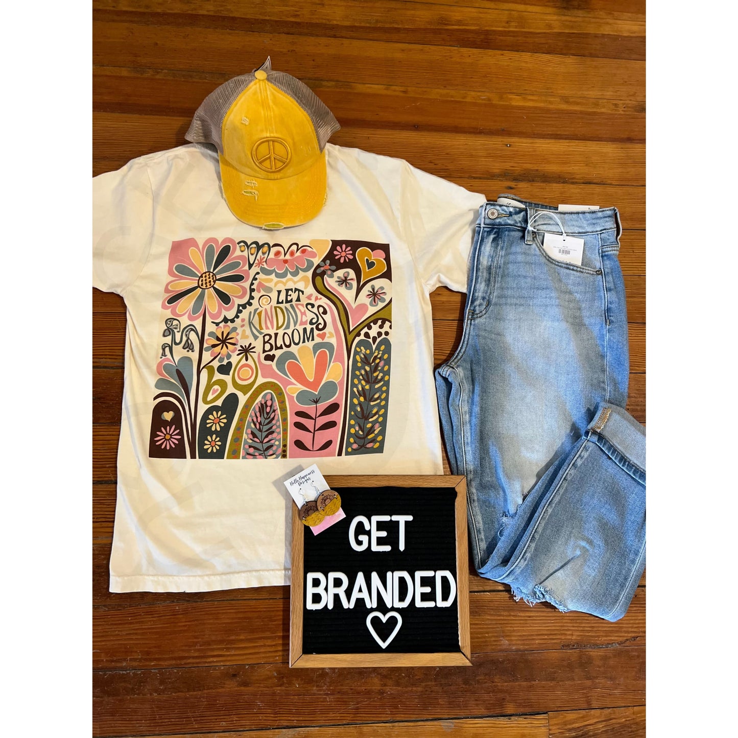 Let Kindness Bloom Comfort Colors Tee