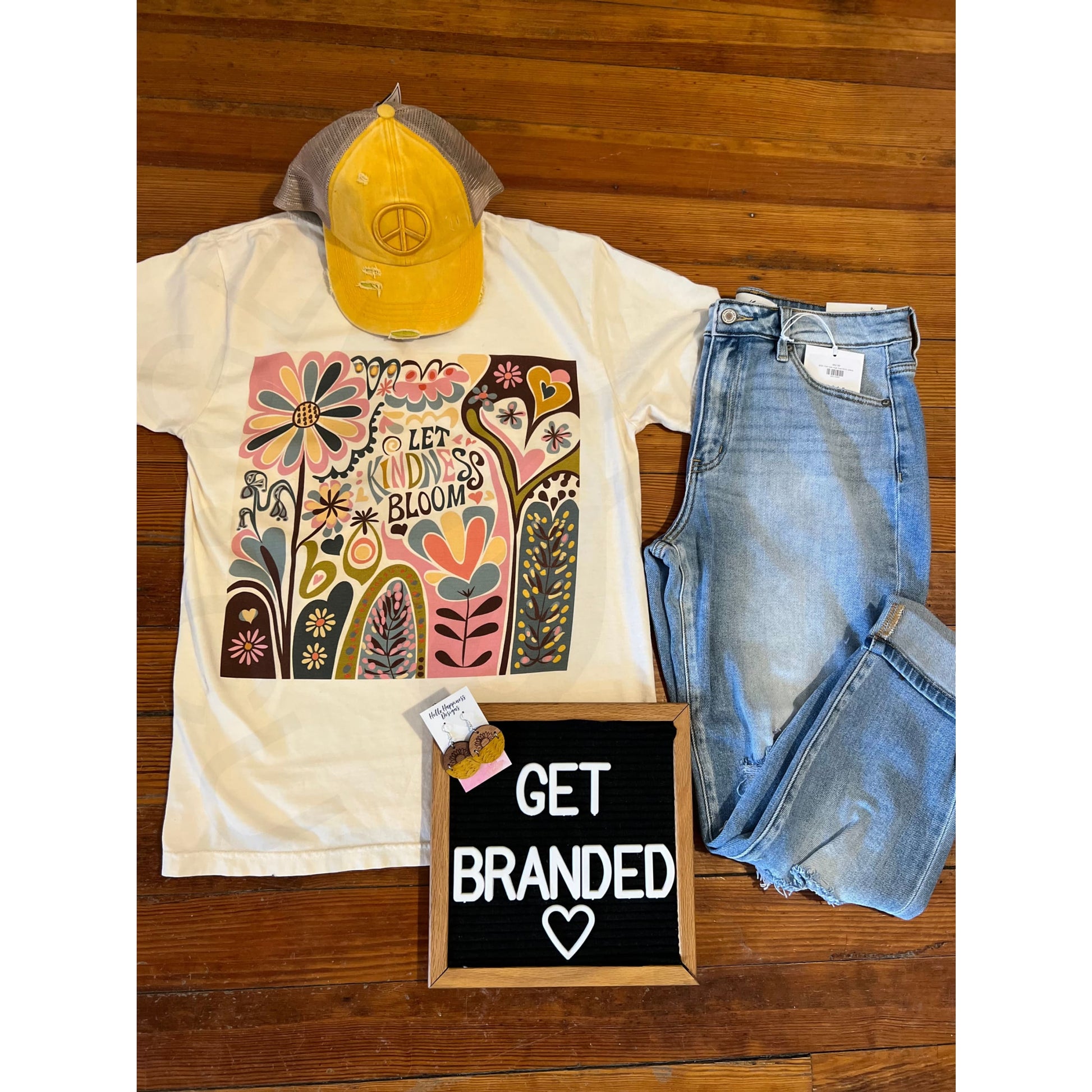 Let Kindness Bloom Comfort Colors Tee