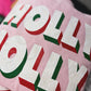 Light Pink Holly Jolly Christmas Sweatshirt - Apparel &