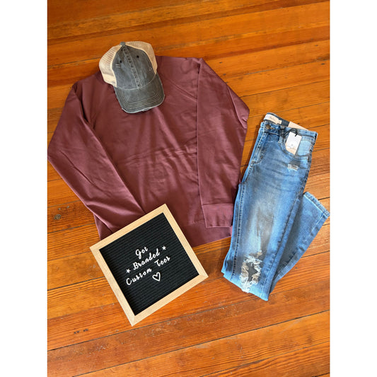 Maroon Independant Trading Company Sweatshirt