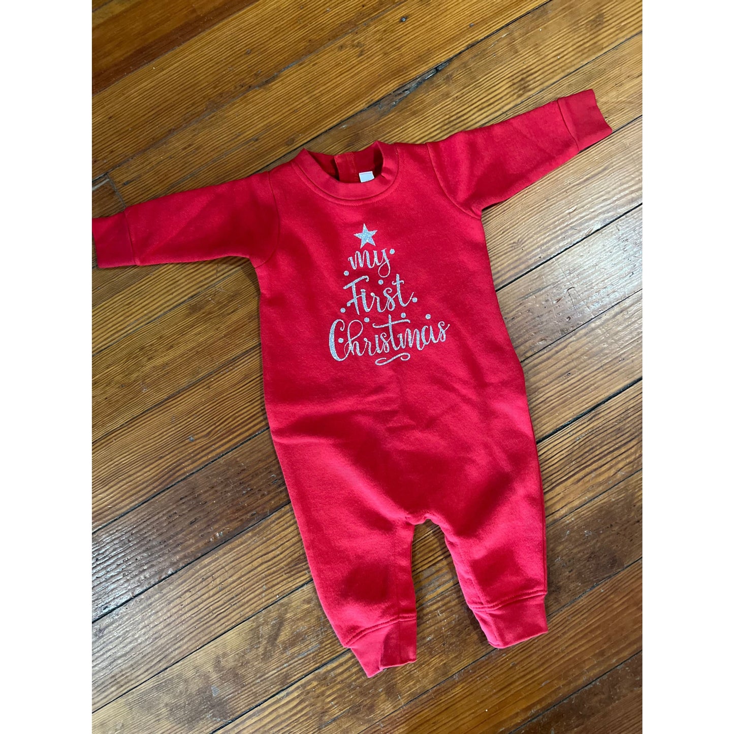 My First Christmas Onesie - 6 MONTH
