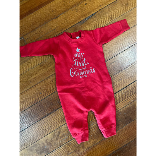 My First Christmas Onesie - 6 MONTH