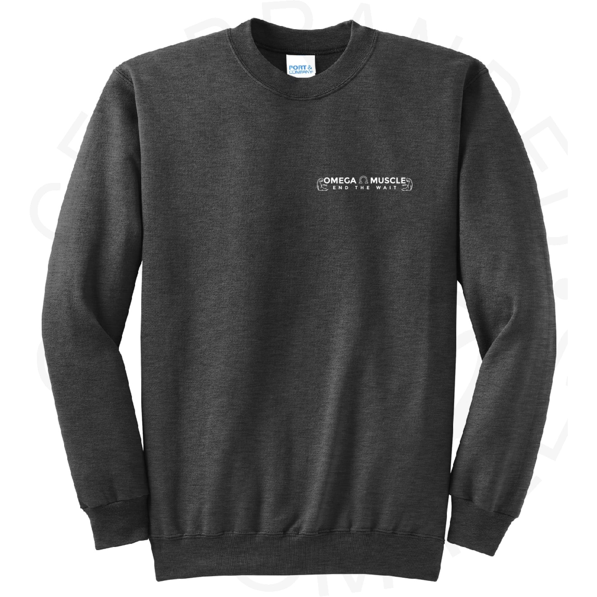 Omega Muscle Crew Sweatshirt (Front & Back Print) - SM