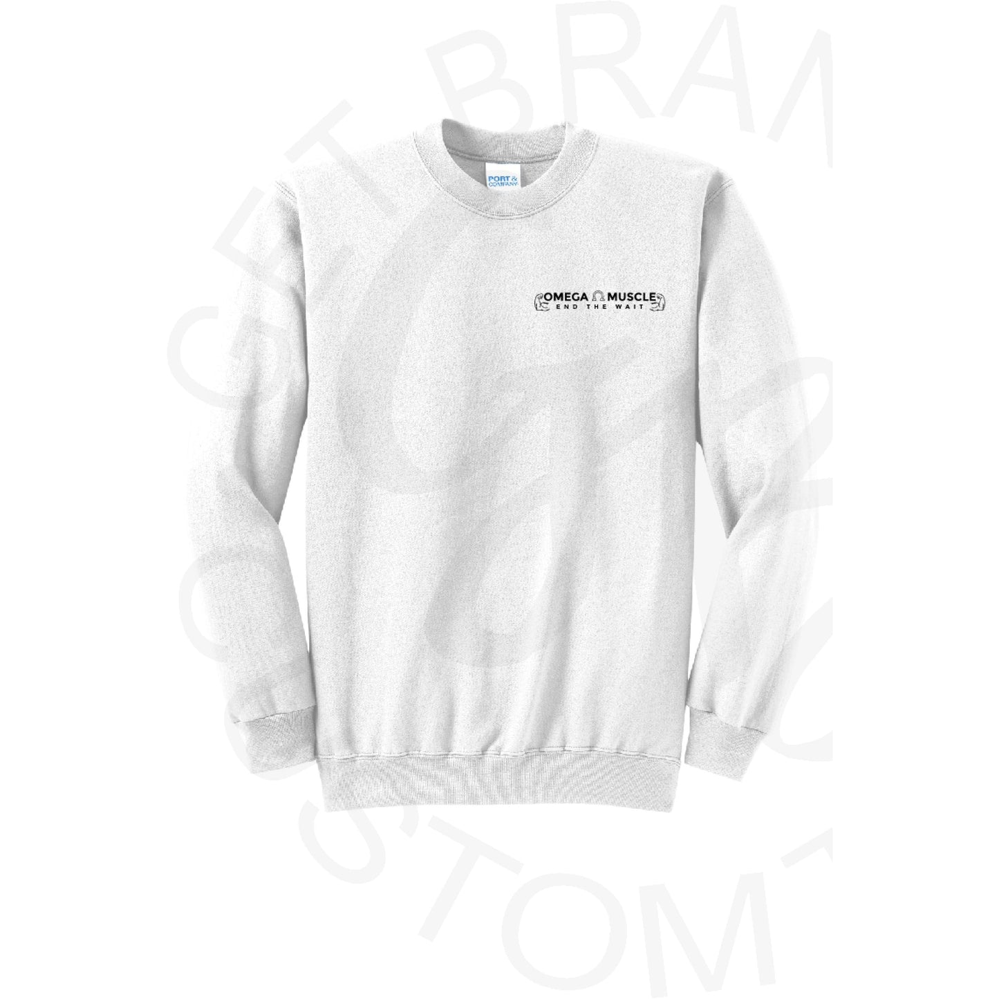 Omega Muscle Crew Sweatshirt (Front & Back Print) - SM