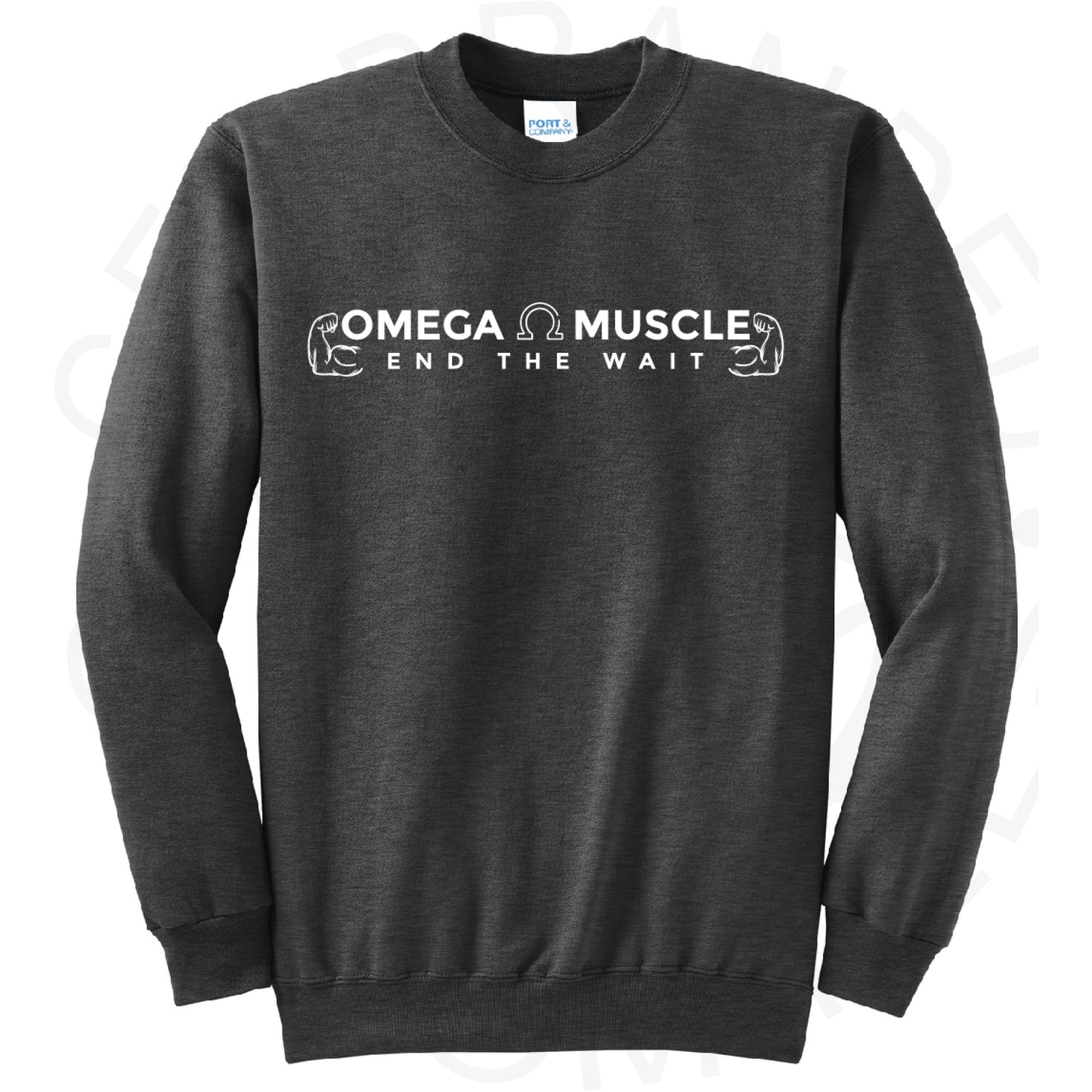 Omega Muscle Crew Sweatshirt (Front print only) 3 Color