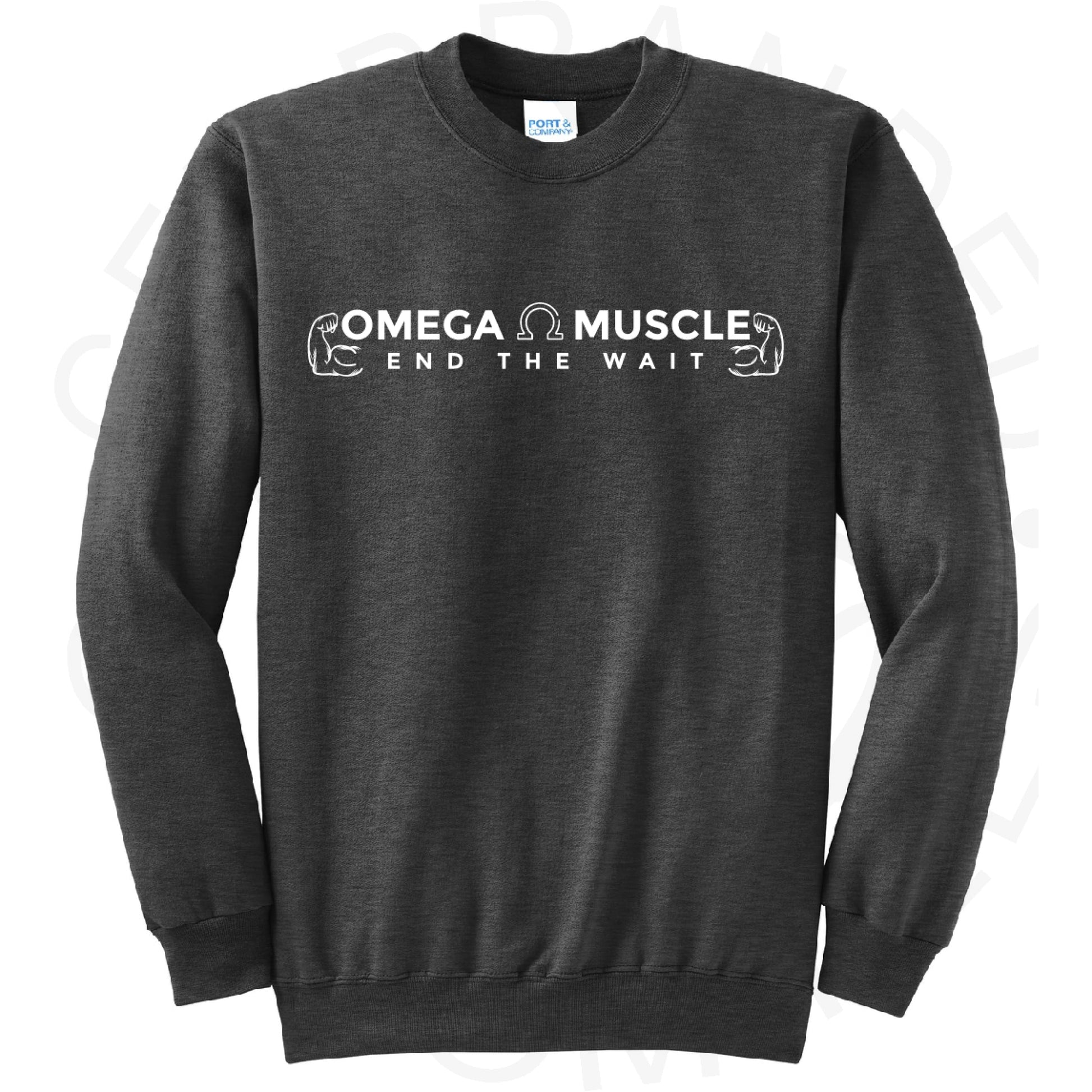 Omega Muscle Crew Sweatshirt (Front print only) 3 Color