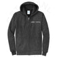 Omega Muscle Full Zip Hoodie - SM / Dark Heather Grey