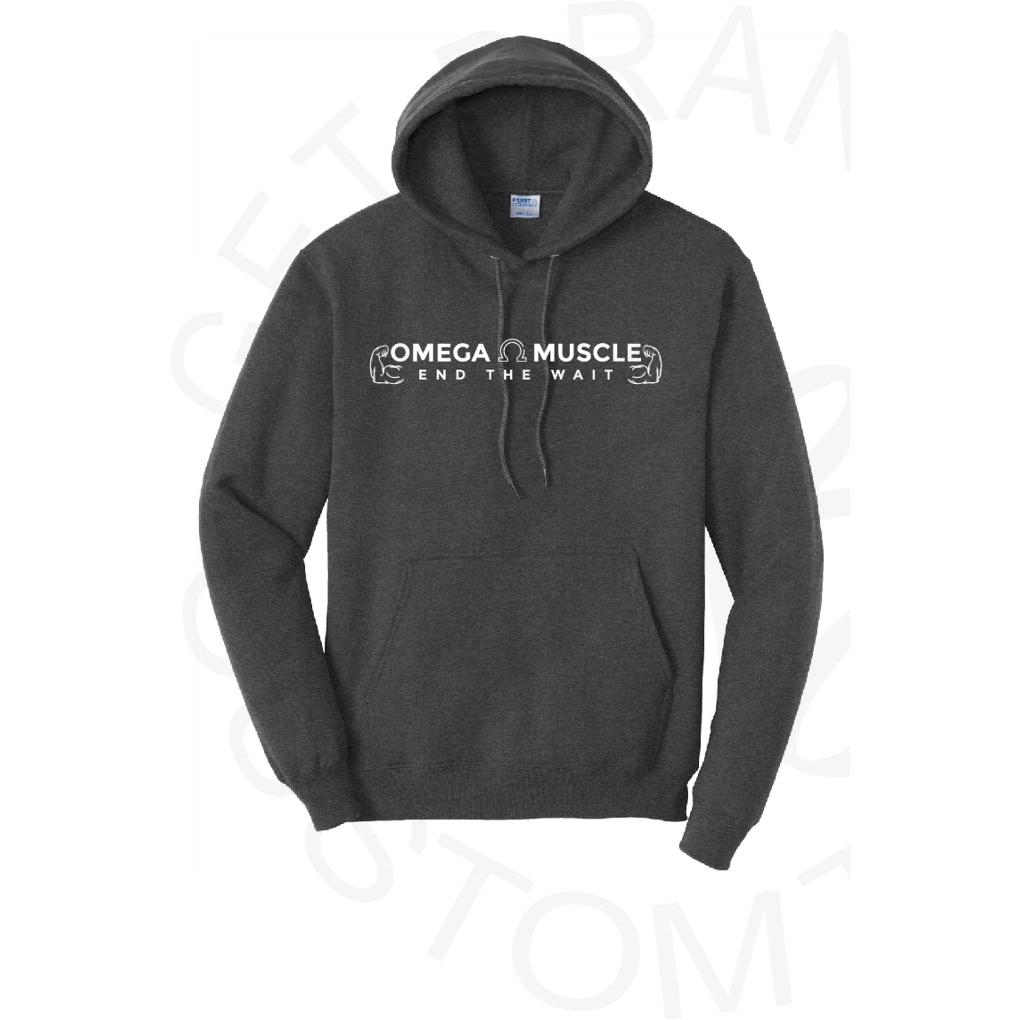 Omega Muscle Hoodie (Front print only) 3 Color options!