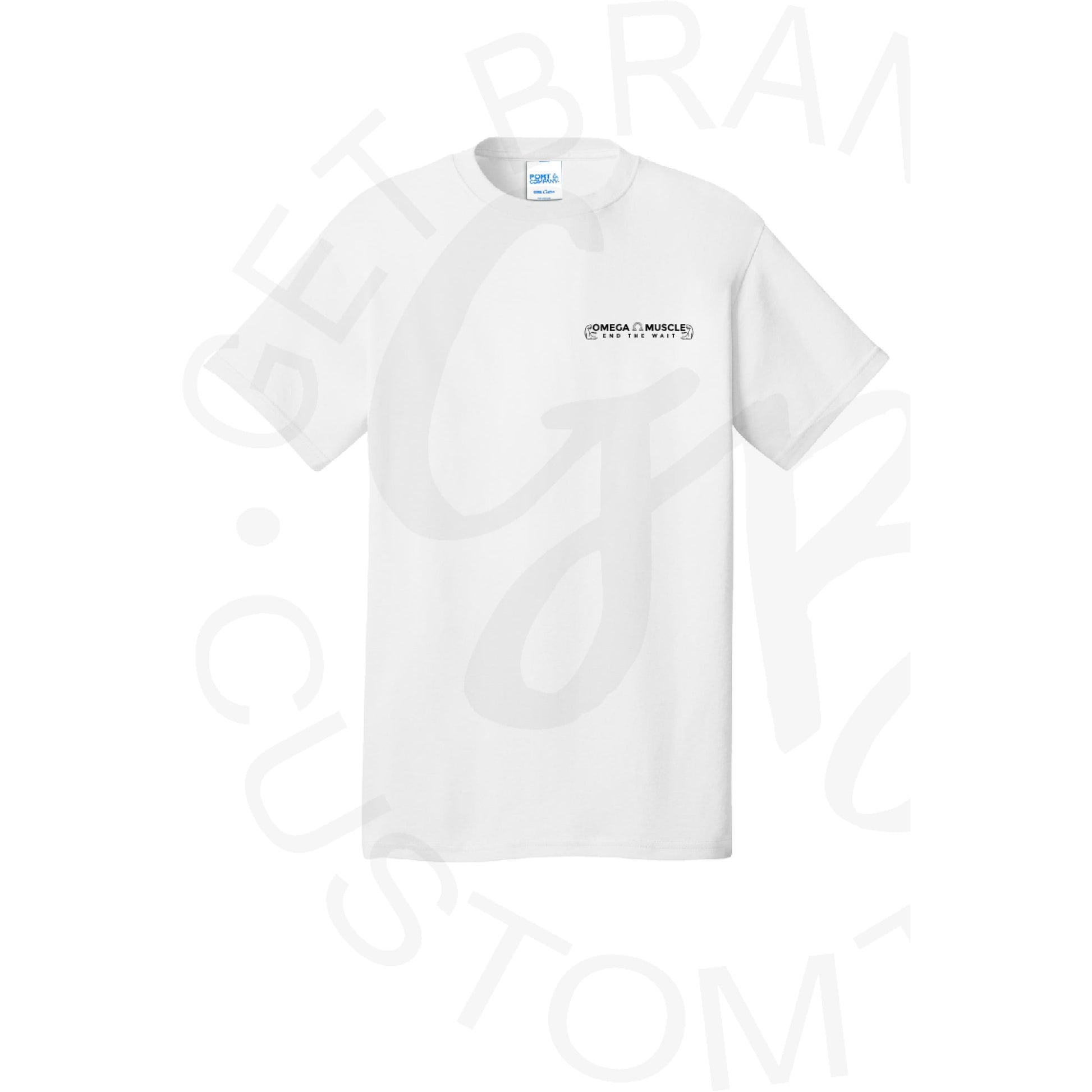 Omega Muscle Short Sleeve T-Shirt- 2 brands (Front & Back