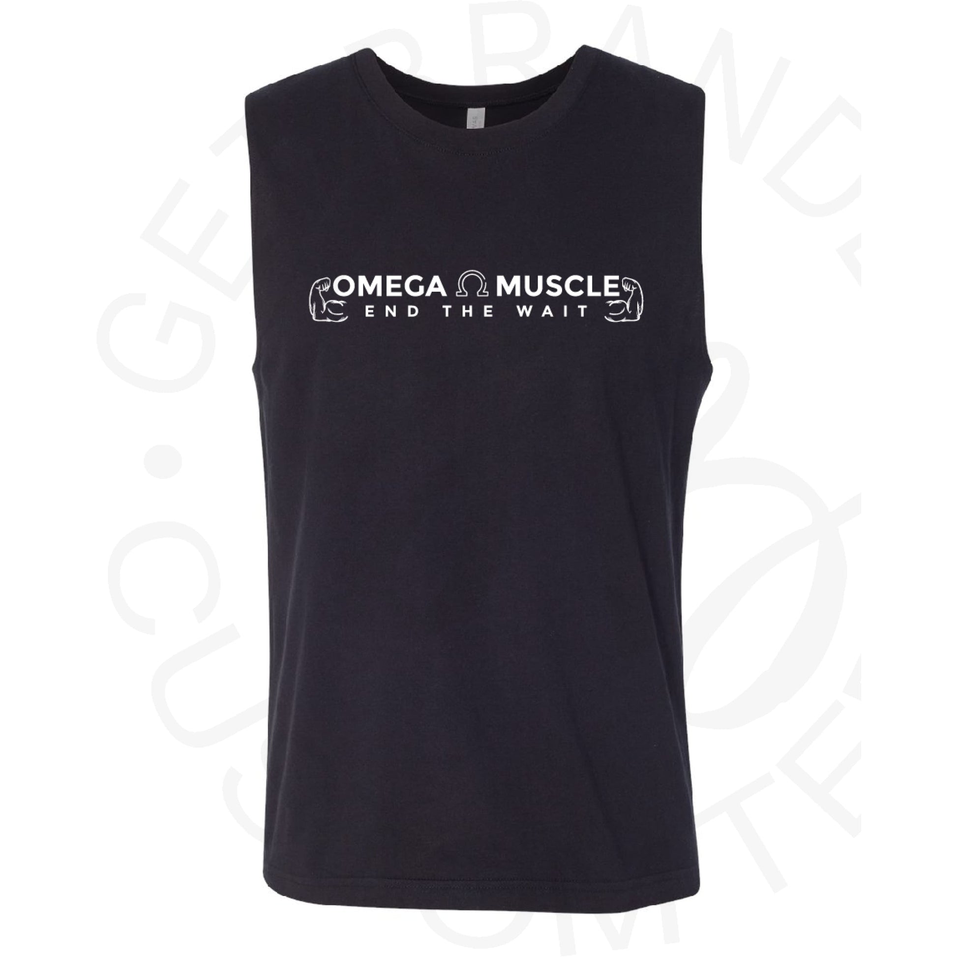 Omega Muscle Unisex Sleeveless T-Shirt- (Front Only) 3