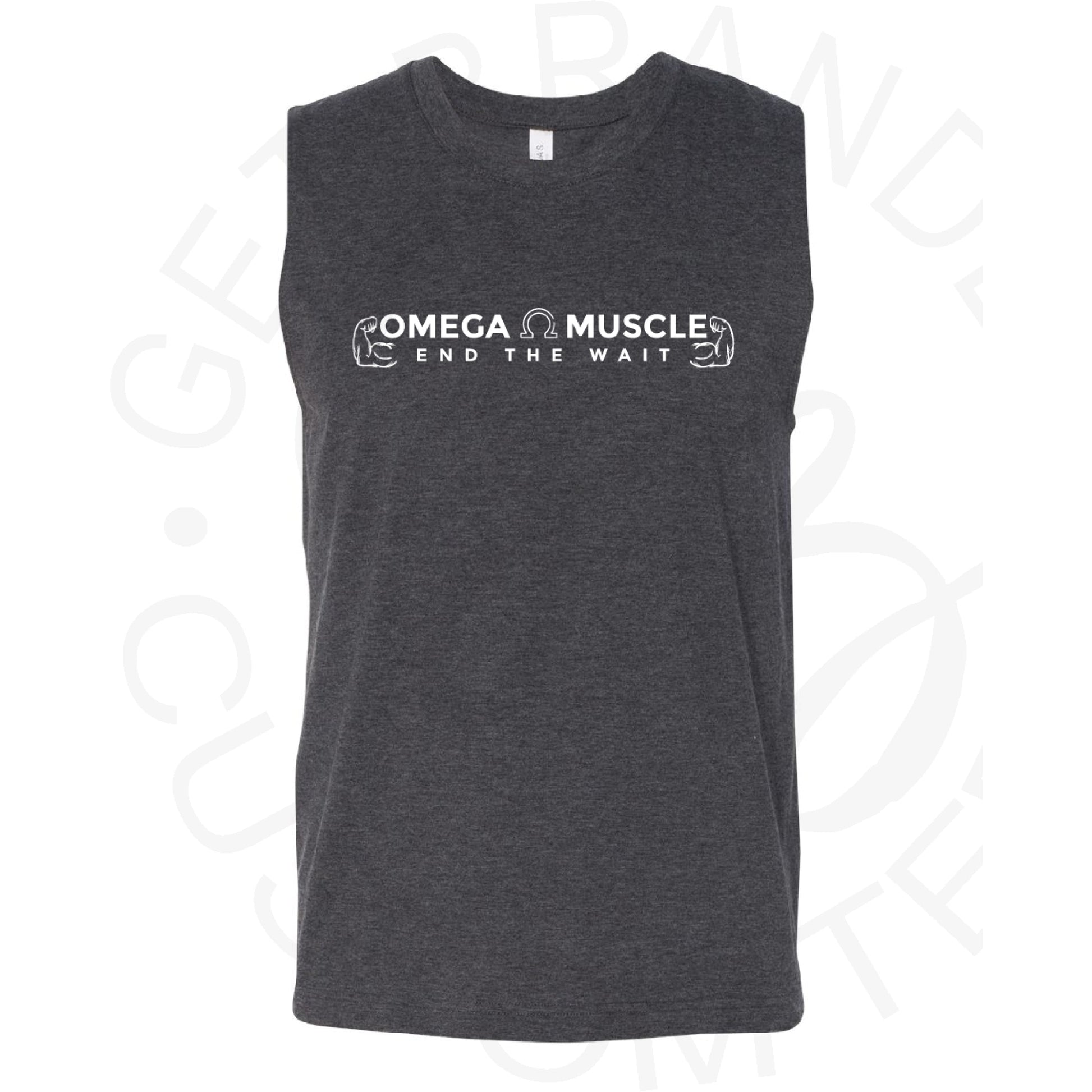 Omega Muscle Unisex Sleeveless T-Shirt- (Front Only) 3