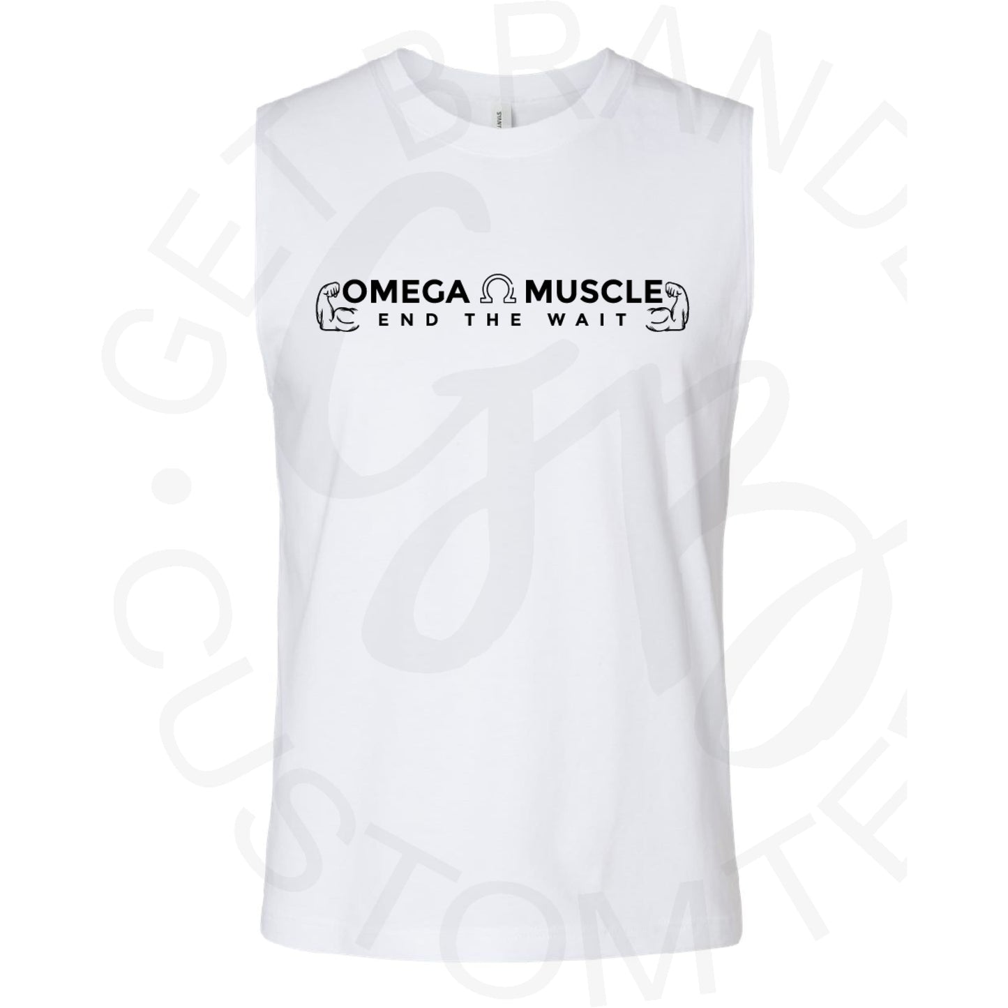 Omega Muscle Unisex Sleeveless T-Shirt- (Front Only) 3