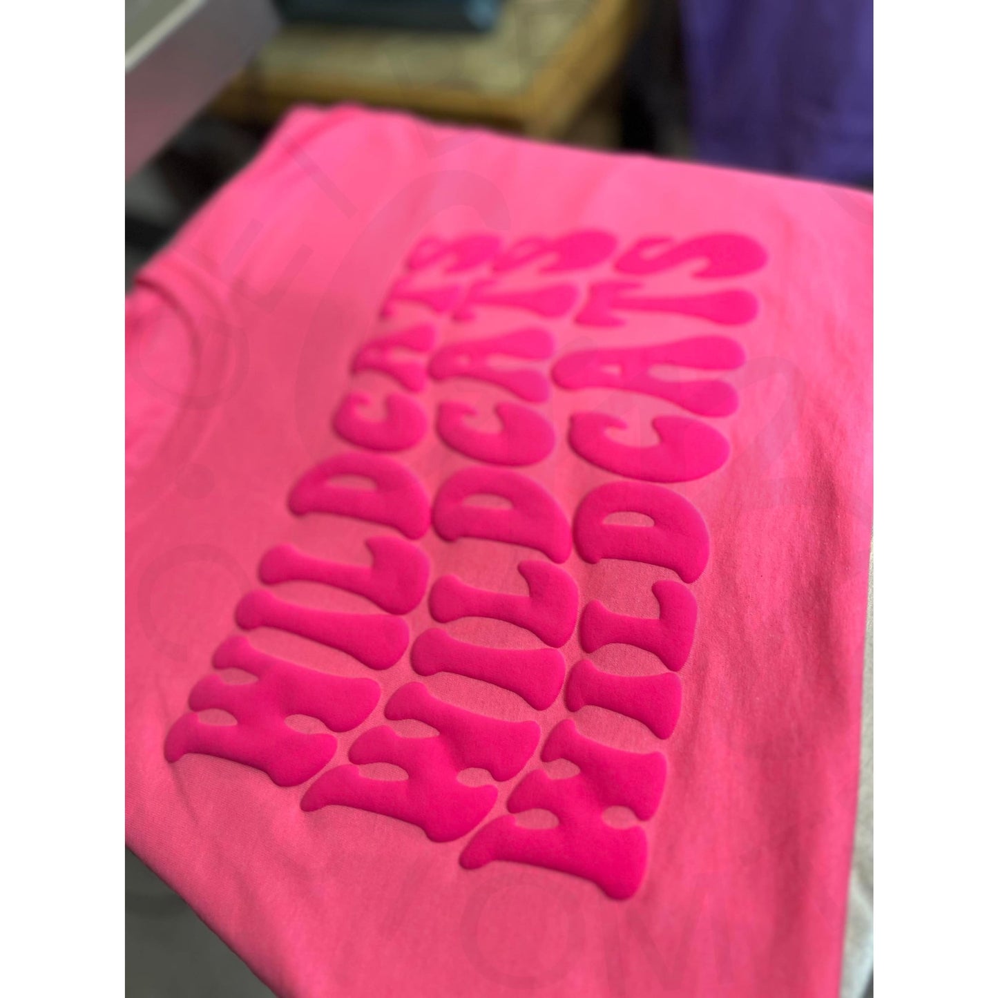 Pink Out Mascot Puff Tee