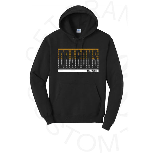 Pre Order Belle Plaine Dragons Mini Stripes Hoodie