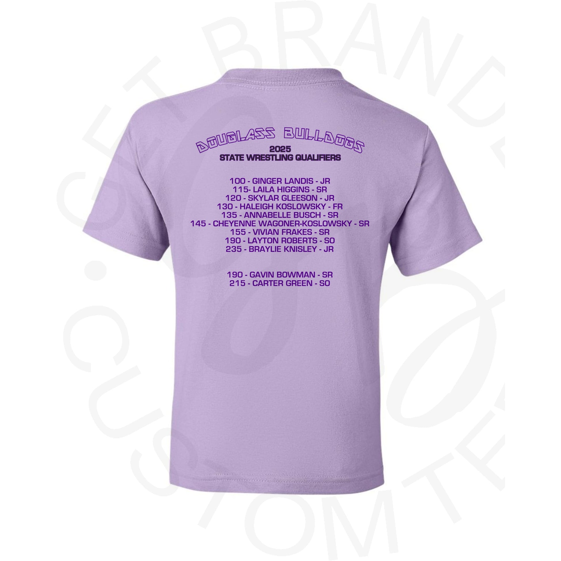 PRE-ORDER: Douglass Wrestling State Qualifier Tee- Round 2