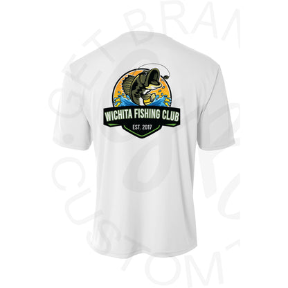 Pre Order Wichita Fishing Club Dri Fit T Shirt SM / White