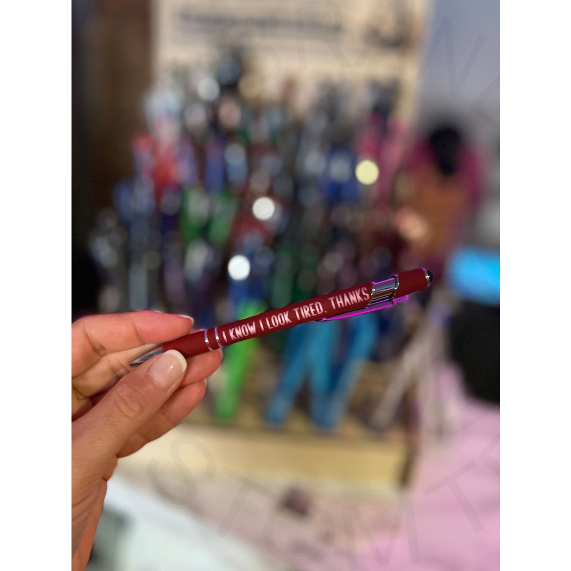 Sarcastic Pens - I Know I Look Tired. Thanks.