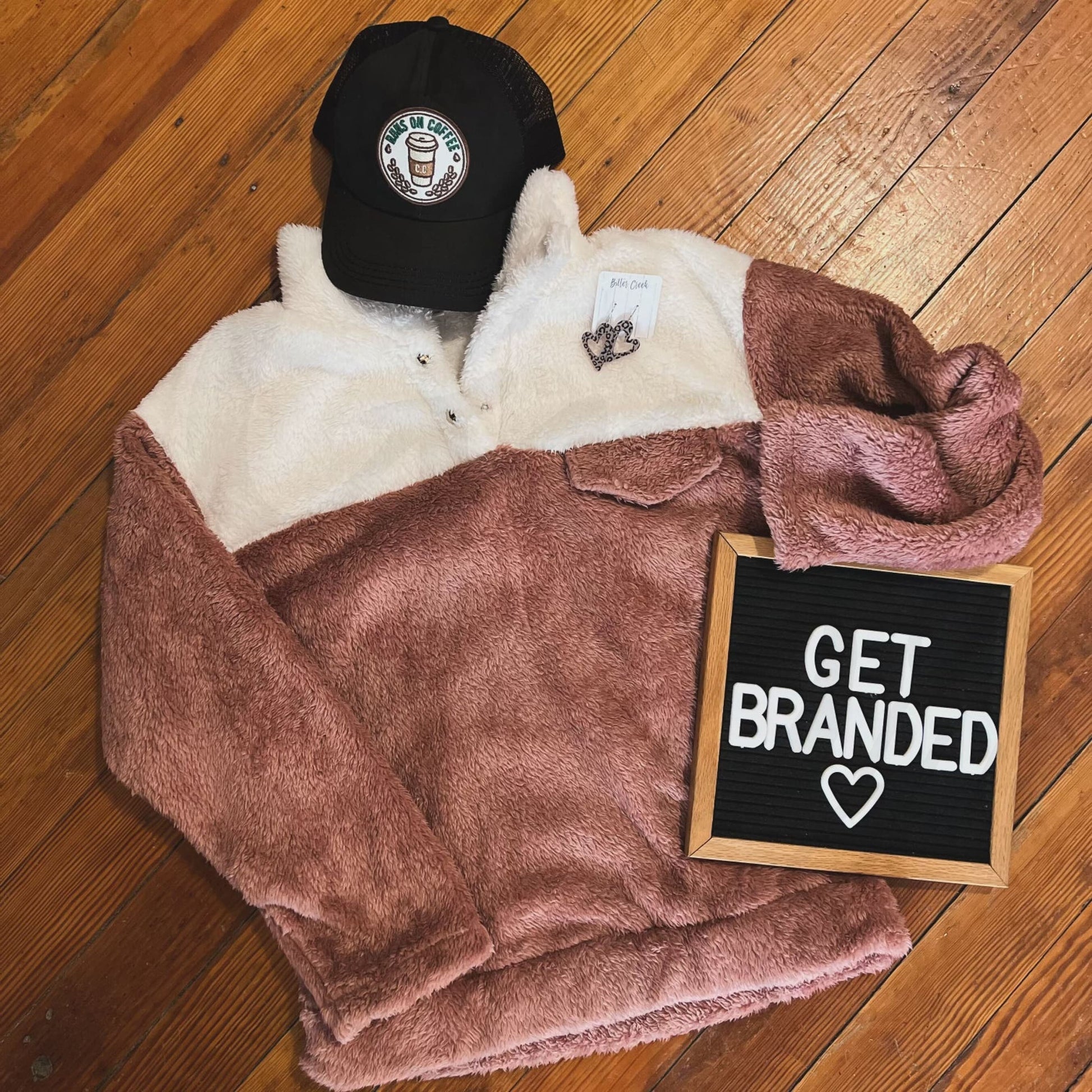 Sherpa Snap Button Pullover