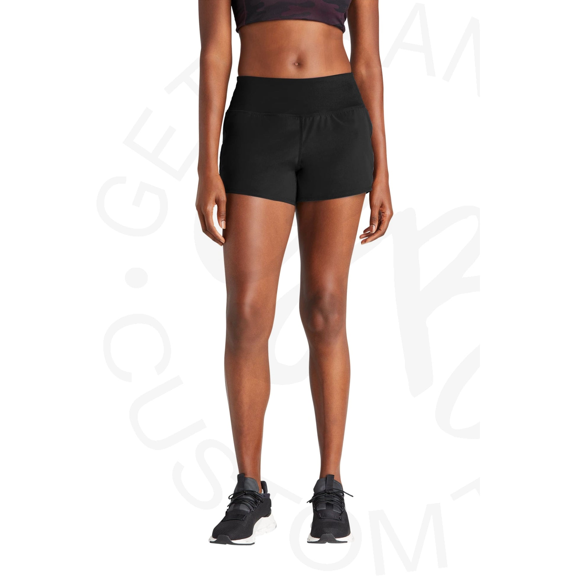 Sport-Tek Black Women’s Repeat Shorts