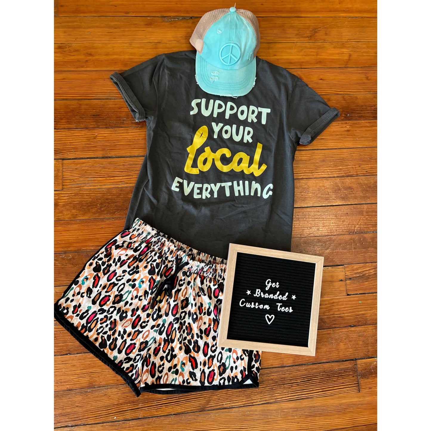 ’Support Your Local Everything’ Comfort Colors Tee