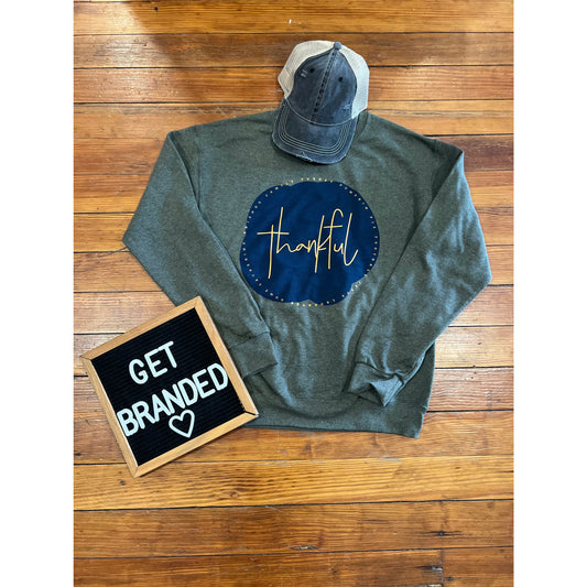Thankful Green Crewneck