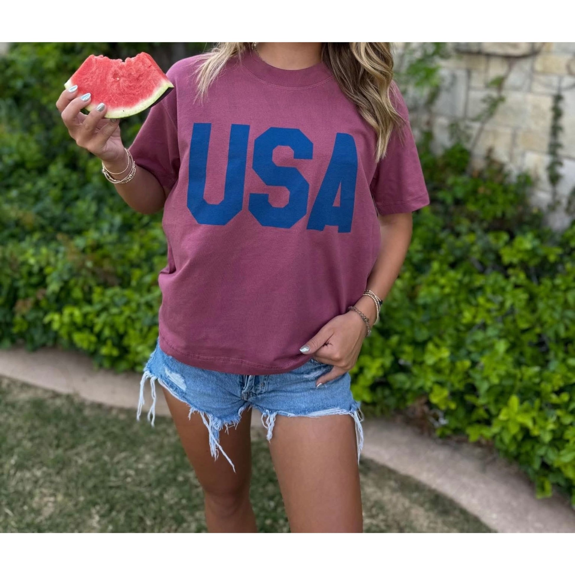 USA Vintage Rust Tee
