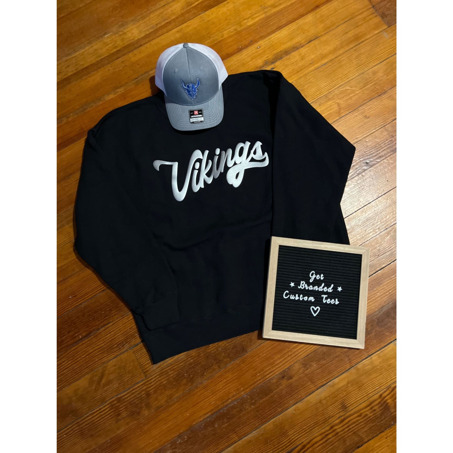 Vikings Metallic Silver Crew