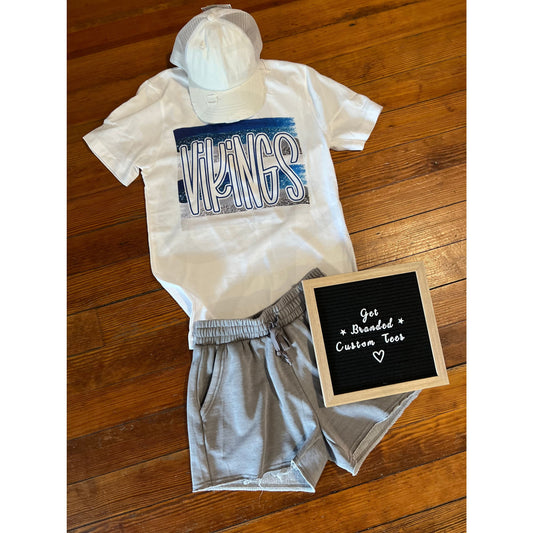 Vikings Multi Glitter Tee