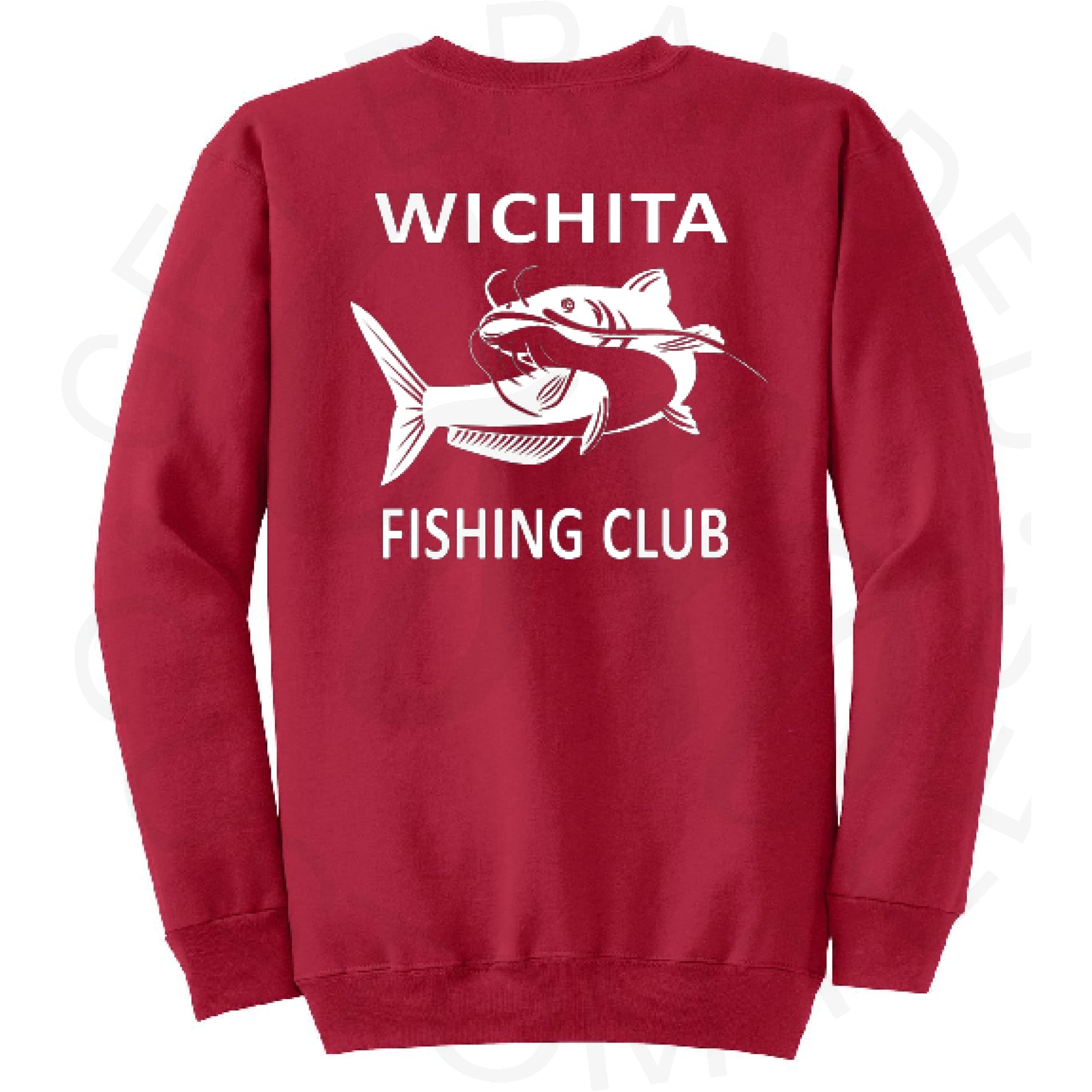 Wichita Fishing Club Logo Crew Sweatshirt- Several Color