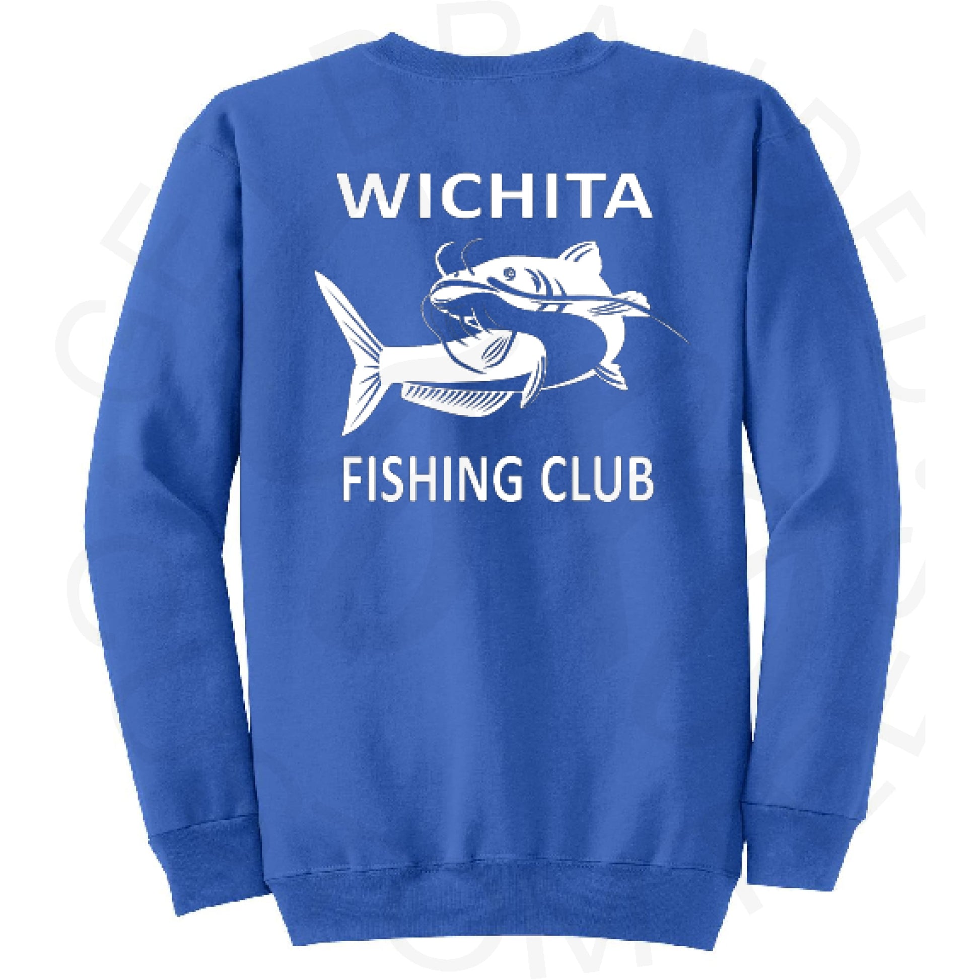 Wichita Fishing Club Logo Crew Sweatshirt- Several Color