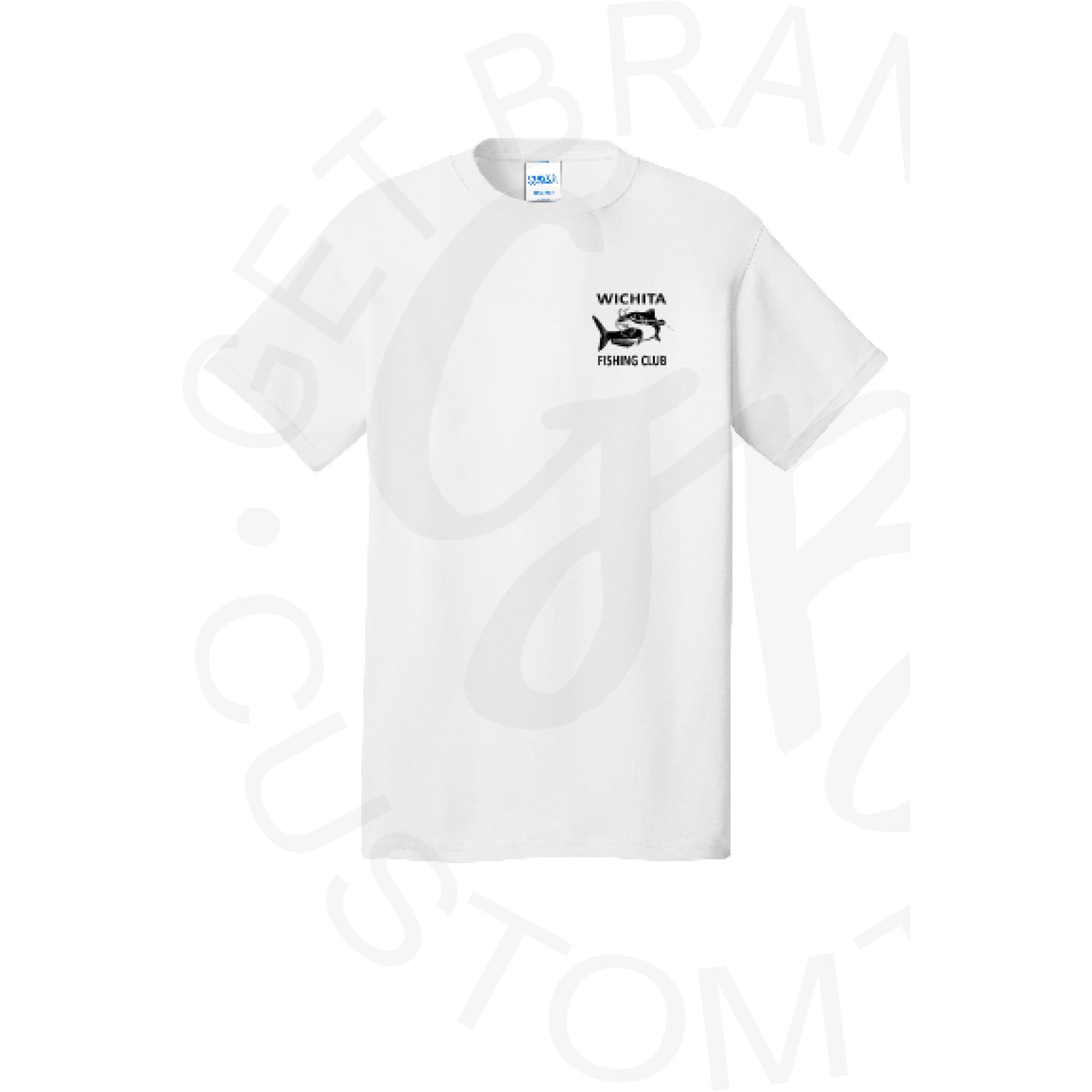 Wichita Fishing Club Logo Short Sleeved Tee- Several Color