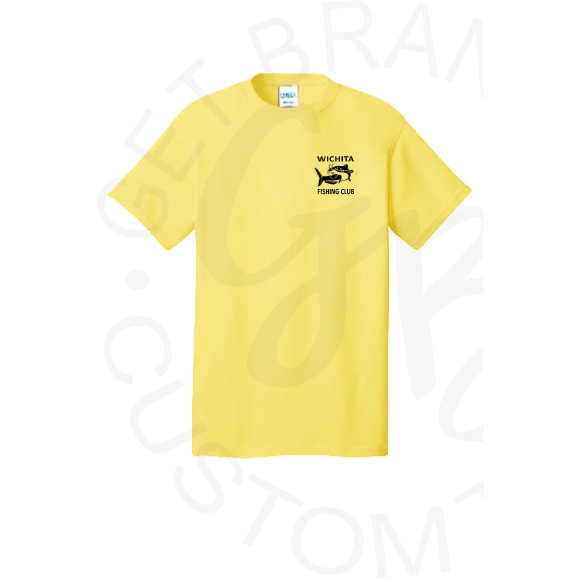 Wichita Fishing Club Logo Short Sleeved Tee- Several Color