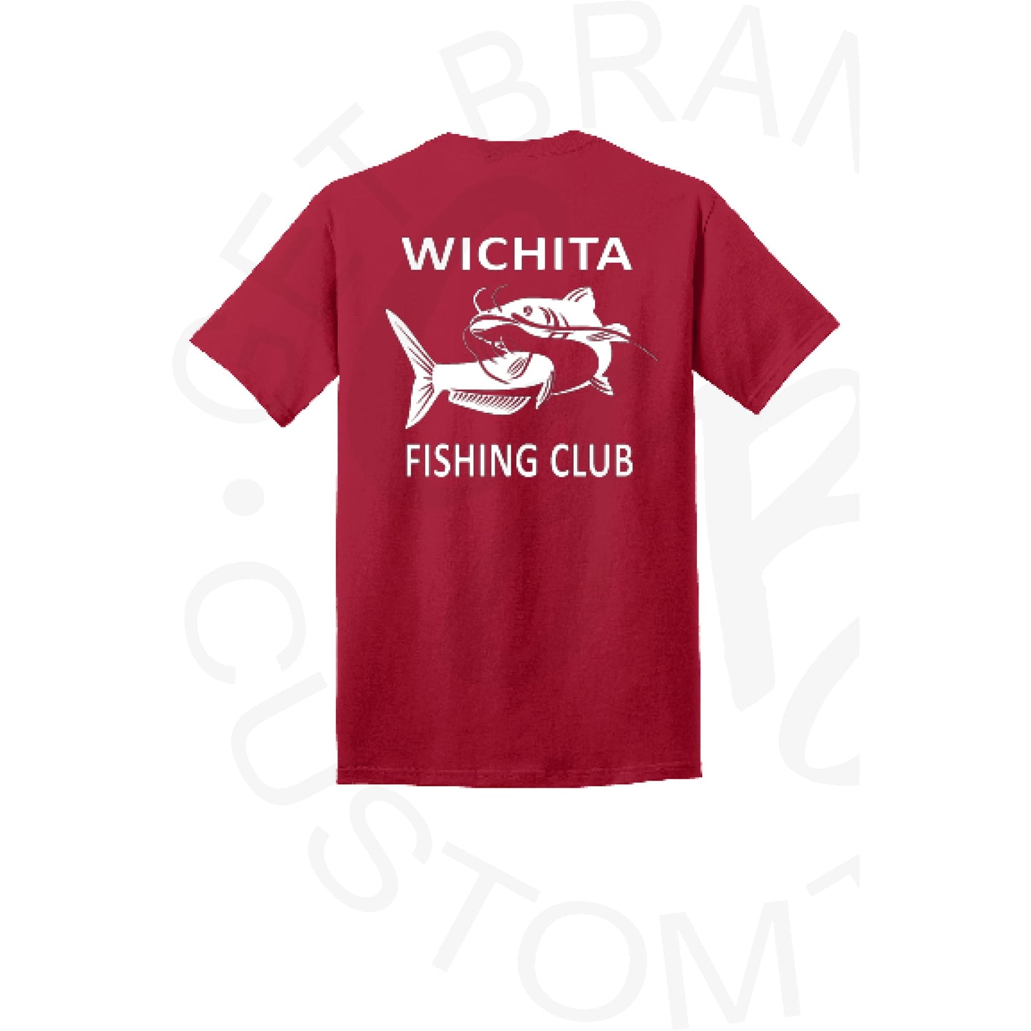Wichita Fishing Club Logo Short Sleeved Tee- Several Color