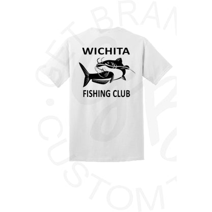 Wichita Fishing Club Logo Short Sleeved Tee- Several Color