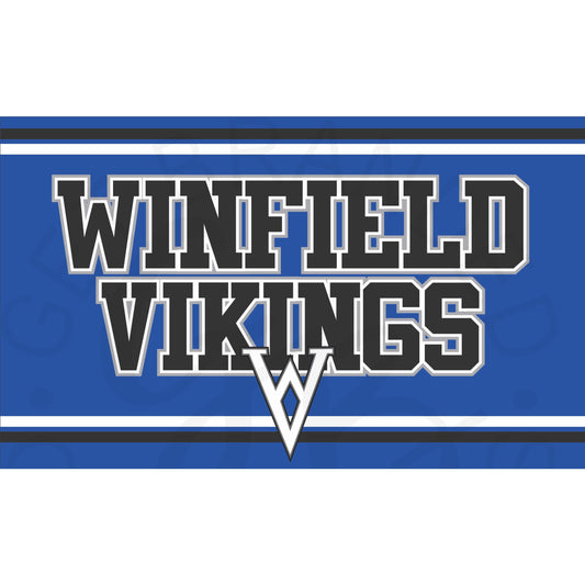 Winfield Vikings 3X5ft Flag