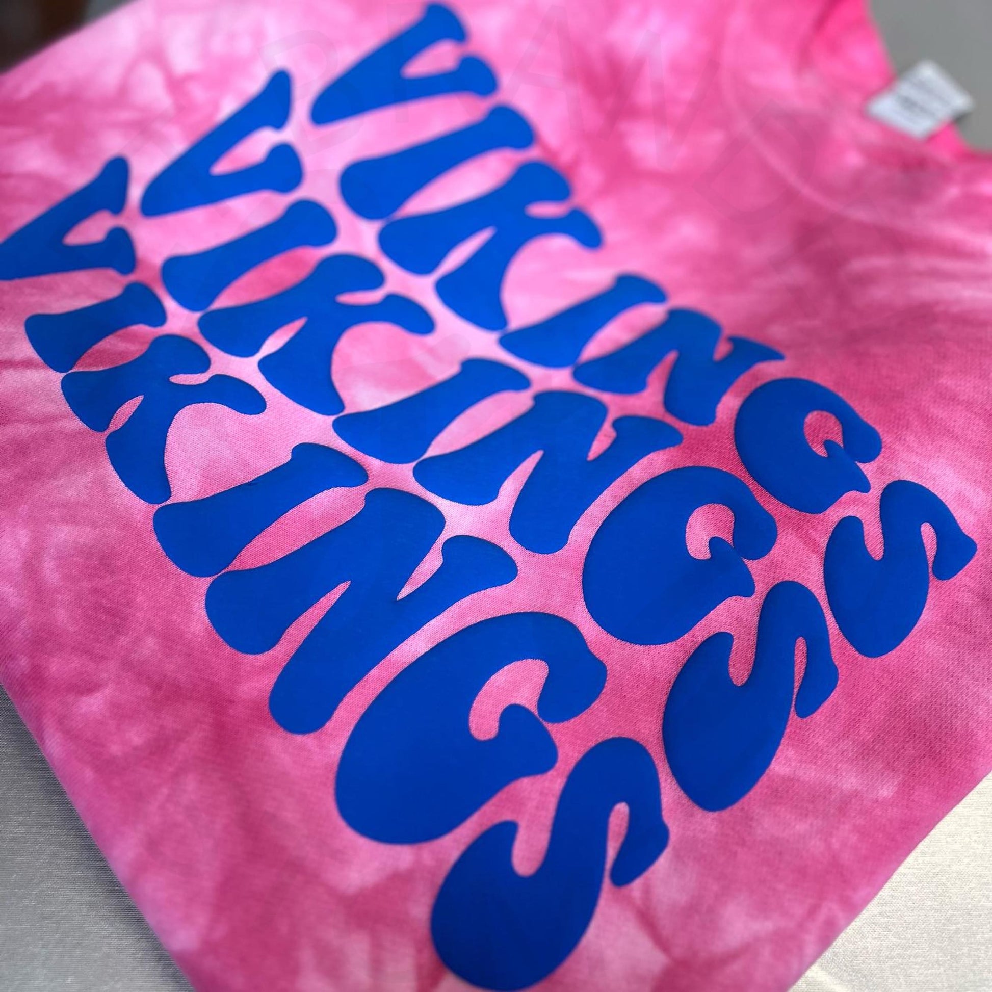 Winfield Vikings Pink Tie Dye Crew