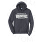Winfield Warriors Port & Co Brand Heather Navy Crew