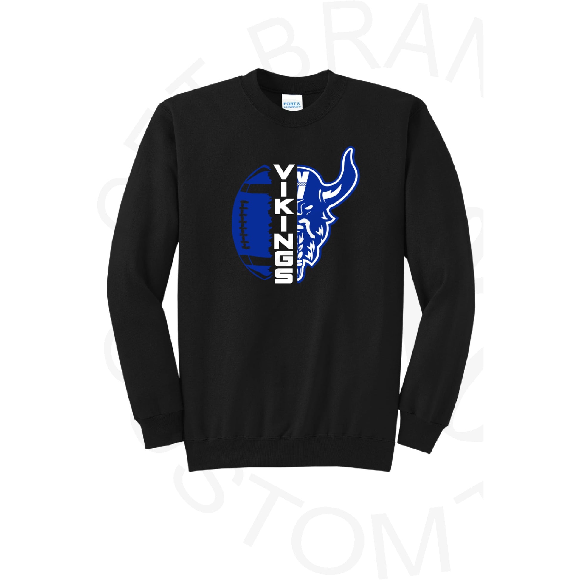 Winfield Youth Football Crew Sweatshirt - SM / Black