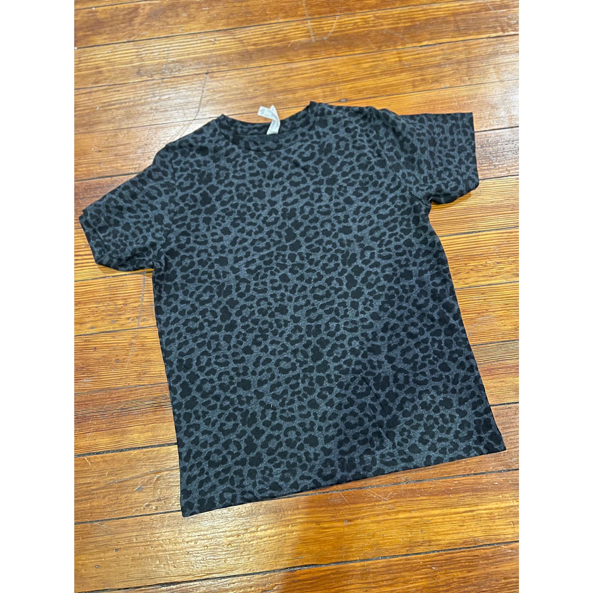 Youth & Onesie Black Leopard Tee