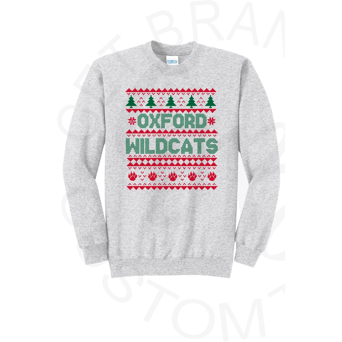 Oxford Wildcats YOUTH Ugly Sweater- PREORDER